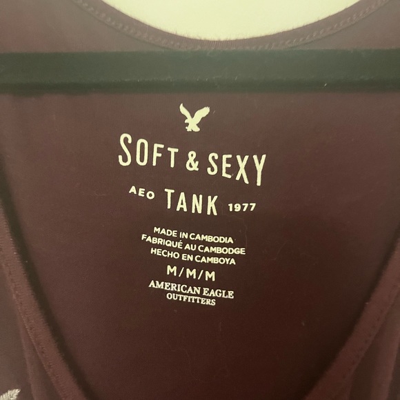 ✨LAST CHANCE✨ American Eagle Soft and Sexy Embroidered Tank Top Floral - Picture 2 of 3